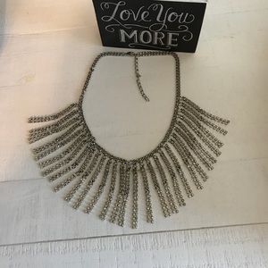 Fun Silver and diamond necklace